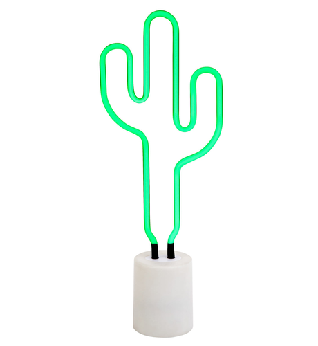Large Cactus Neon Light