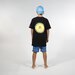 Hello Stranger Varsity Short - Blue