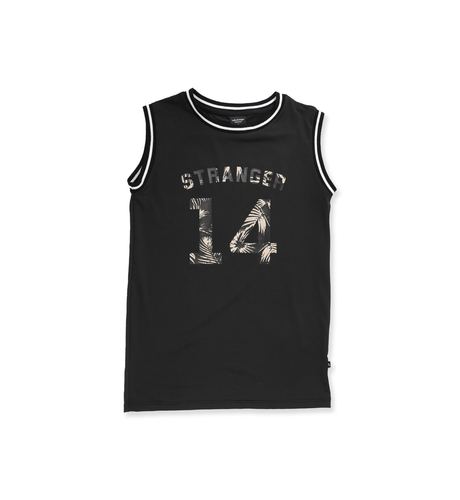 Hello Stranger Baller Muscle Tee - Black Palms
