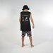 Hello Stranger Baller Muscle Tee - Black Palms