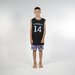Hello Stranger Baller Muscle Tee - Black/Purple