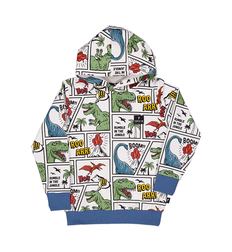 Radicool Dude Comic Dino Hood
