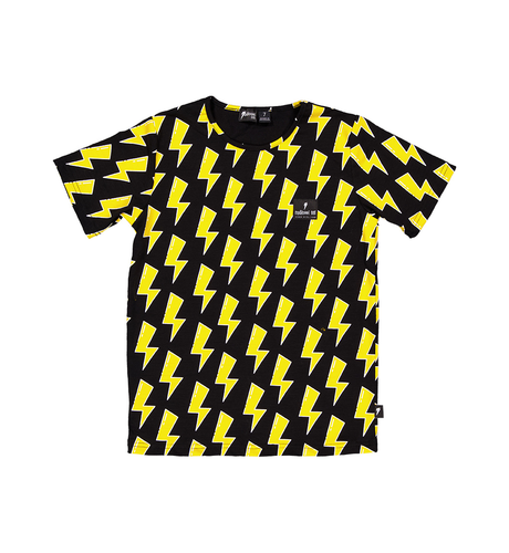 Radicool Dude Lightning Tee - Black/Yellow
