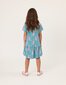 Kissed By Radicool Leopards Frill Dress - Teal