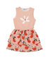 Kissed By Radicool Valencia Blossom Dress - Orange
