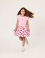 Kissed By Radicool Cherry Love Twirl Dress - Pink/Red