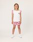 Kissed By Radicool Cherry Frill Tee - White/Pink