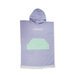 Hello Stranger Poncho Towel - Light Purple/Mint