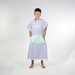 Hello Stranger Poncho Towel - Light Purple/Mint