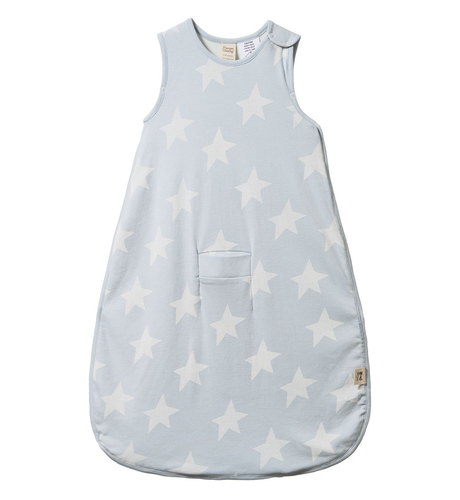 Nature Baby Organic Cotton Sleeping Bag- Magic Blue Print