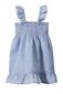 Nature Baby Gala Dress Linen - Blue Stripe