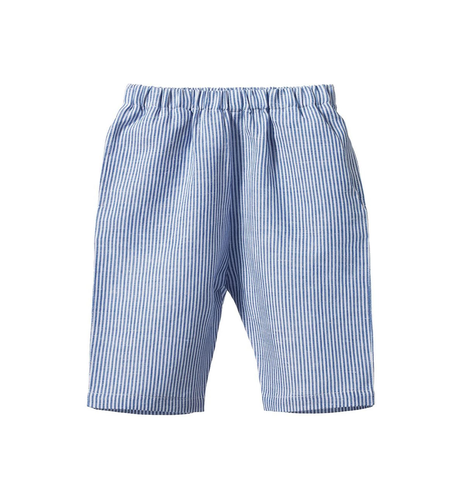 Nature Baby Dae Pants Linen - Blue Stripe