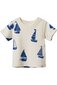 Nature Baby River Tee Terry- Regatta Print Terry