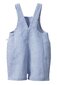 Nature Baby Tucker Shortie Overalls - Blue Stripe