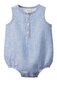 Nature Baby Cedar Suit Linen - Blue Stripe
