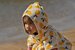 Nature Baby Org Cotton Poncho Towel - Lemon Print Terry