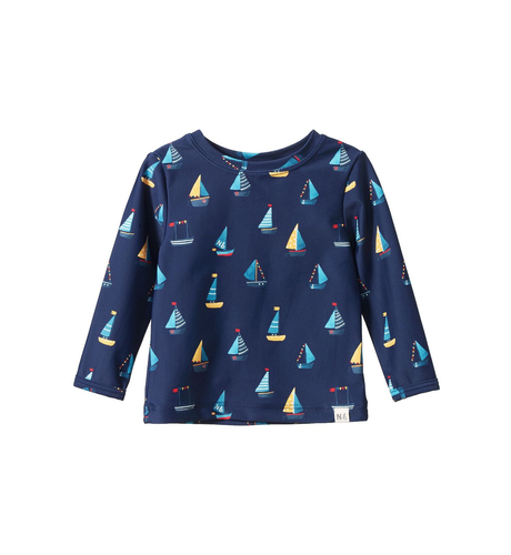 Nature Baby Splash Top- Regatta Navy Print