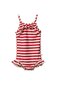 Nature Baby Frill Swimsuit- Red Sea Stripe