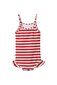 Nature Baby Frill Swimsuit- Red Sea Stripe