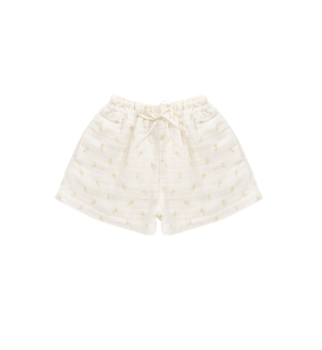 Jamie Kay Org. Cotton Muslin Emelia Short - Vintage Ditsy