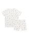 Jamie Kay Org Cotton Baker S/S PJ Set - Lapin Jardin Crisp