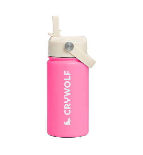 Crywolf Drink Bottle - Candy Pink