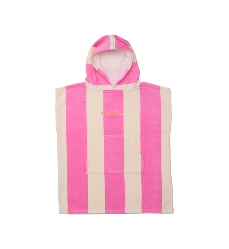Crywolf Hooded Towel - Candy Stripe