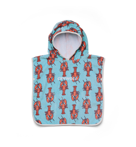 Crywolf Baby Hooded Towel - Little Lobsters