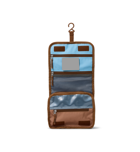 Crywolf Hanging Toiletry Bag - Deep Sea Colourblock