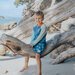 Crywolf L/S Rash Vest - Ocean Colourblock