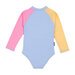 Crywolf Long Sleeve Swimsuit - Pop Colourblock