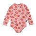Crywolf Long Sleeve Swimsuit - Strawberry Splash