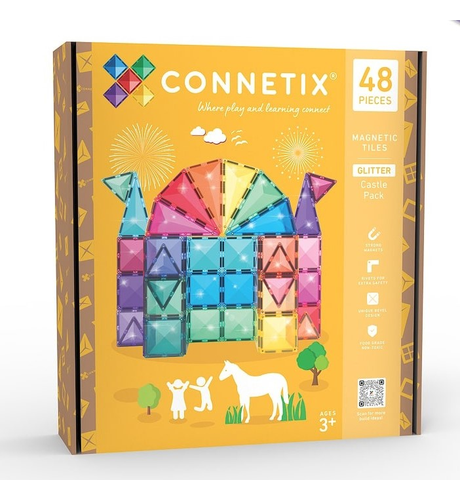 Connetix Glitter Castle 48pc