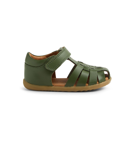 Bobux Step Up Harbor Sandal - Bronze Green