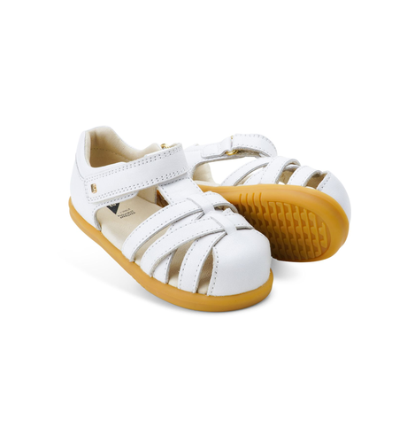 Bobux I-Walk Cross Jump Sandal - White