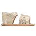 Pretty Brave Hearts Sandal Gold Sparkle