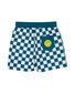 Radicool Dude Chequerboard Boardies - Petrol/White