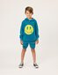 Radicool Dude Petrol Acid Wash Shorts - Petrol