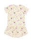 Kissed By Radicool Flamingoes Frill Dress - Buttercream