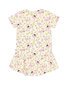 Kissed By Radicool Flamingoes Frill Dress - Buttercream