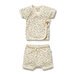 Wilson & Frenchy Lemon Leaf Kimono Set