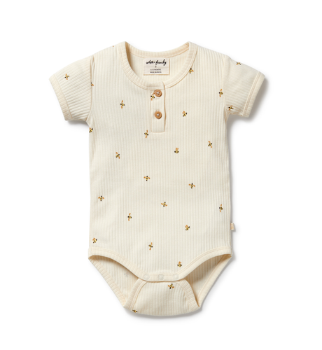 Wilson & Frenchy Bee Mine Henley Bodysuit