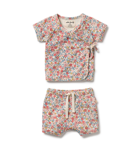 Wilson & Frenchy Summer Bloom Kimono Set