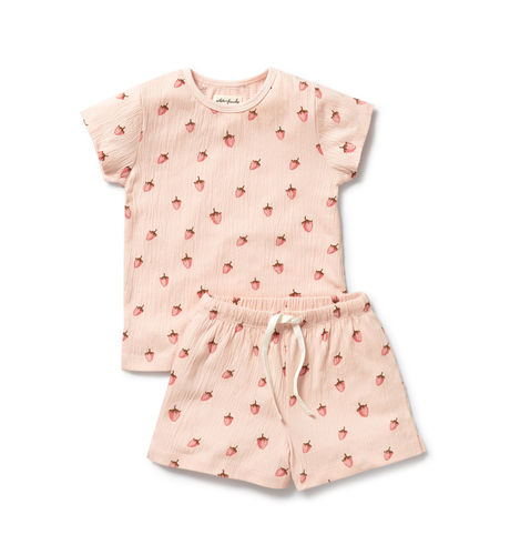 Wilson & Frenchy Strawberry Kisses S/S Pyjamas
