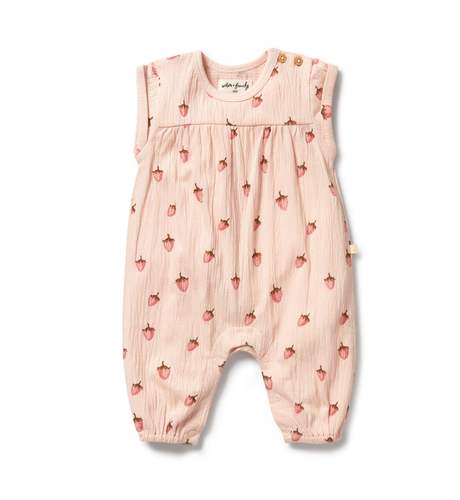 Wilson & Frenchy Strawberry Kisses Growsuit
