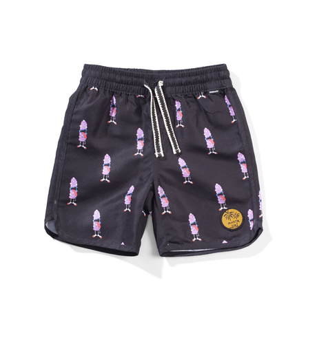 Munster Tongue Twister Board Short - Black