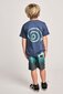 Munster Wrapdyecheck Board Short - Teal Grad