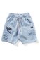 Munster Patchedup Short - Washed Blue