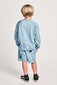 Munster Patchedup Short - Washed Blue