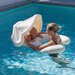 Sunnylife Float Together Baby Seat Duck - Sage Stripe